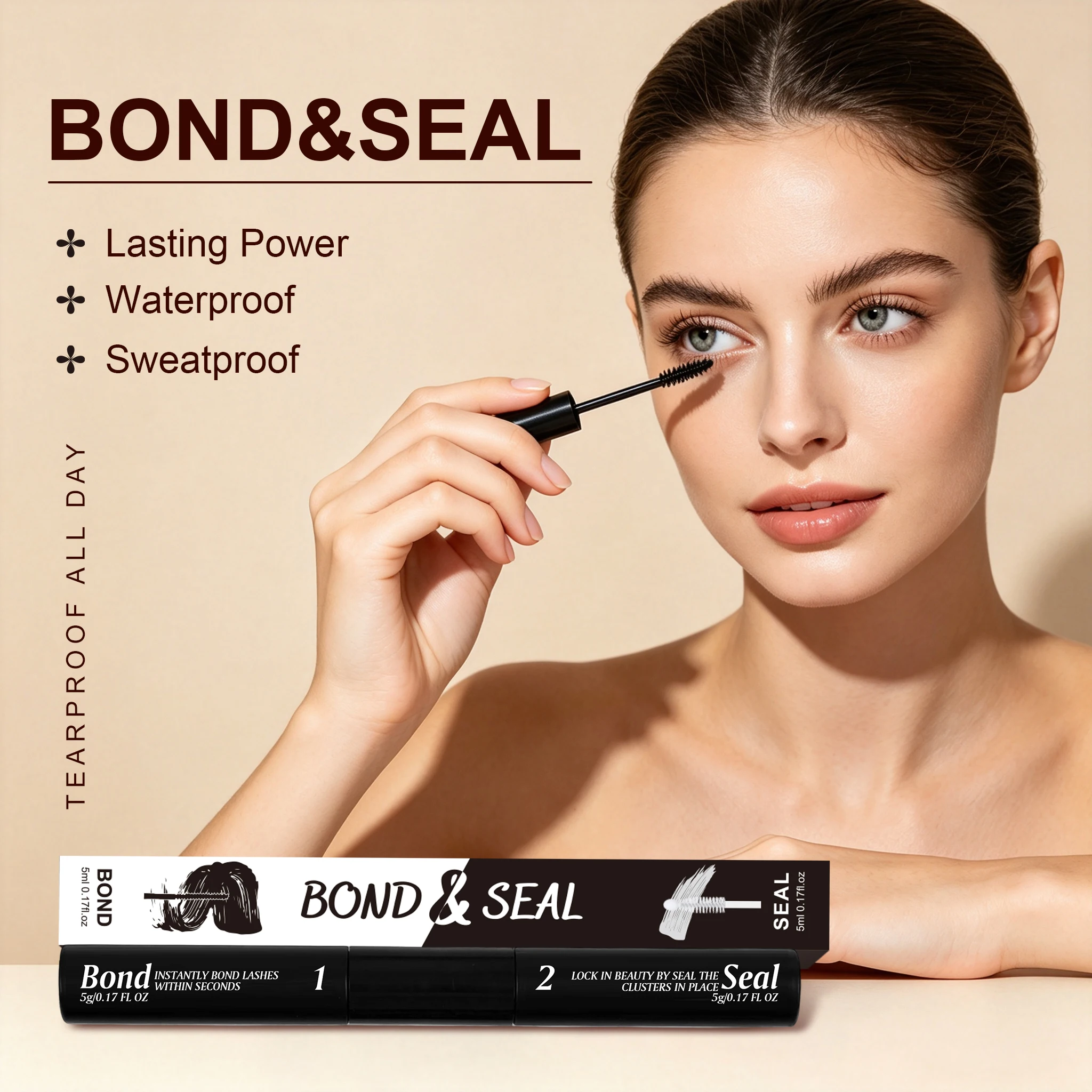 لاصق ومثبت للرموش لتركيب مجموع - مراجعة Waterproof Mascara Wand وسعره