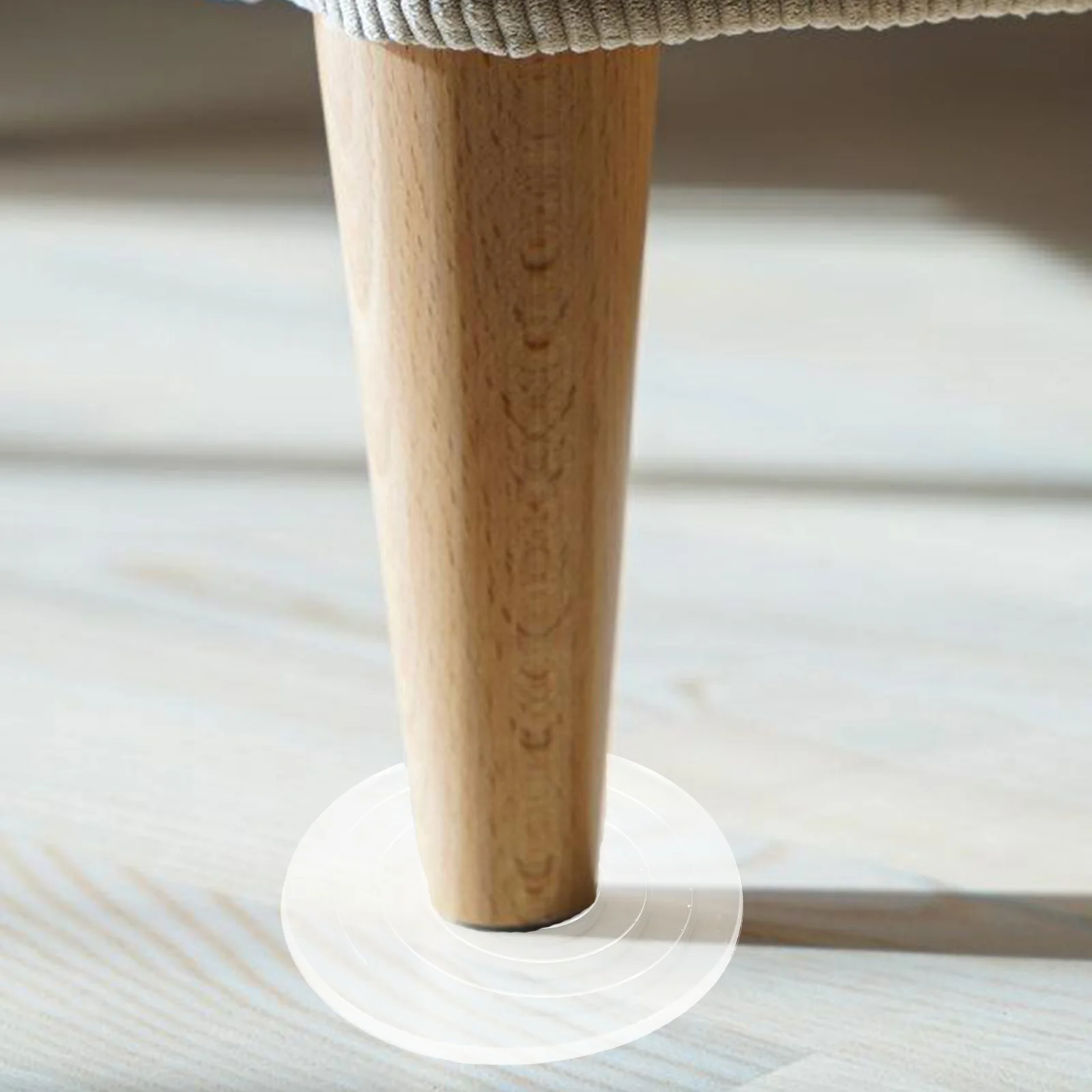 

4 Pcs 80mm Transparent Silicone Furniture Leg Pads Anti Collision Non Slip Chair Foot Covers Table Bed Kitchen Cabinets