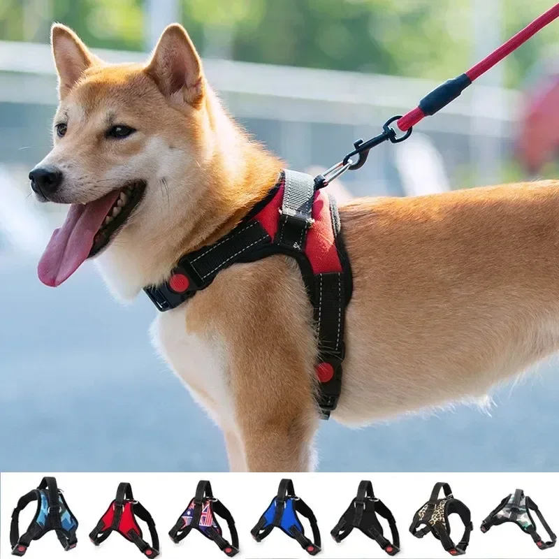 Stylish, sleek, and durable harness for maximum comfort and security on walks, boosting your dog's visibility and safety. Practi