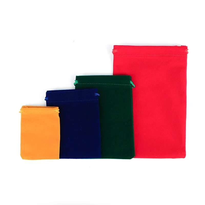 10Pcs Drawstring Pouch Bag with Jewelry Bag Christmas Wedding Gift Bags&Pouches With Velvet bag wholesale Storage for Travel Bag