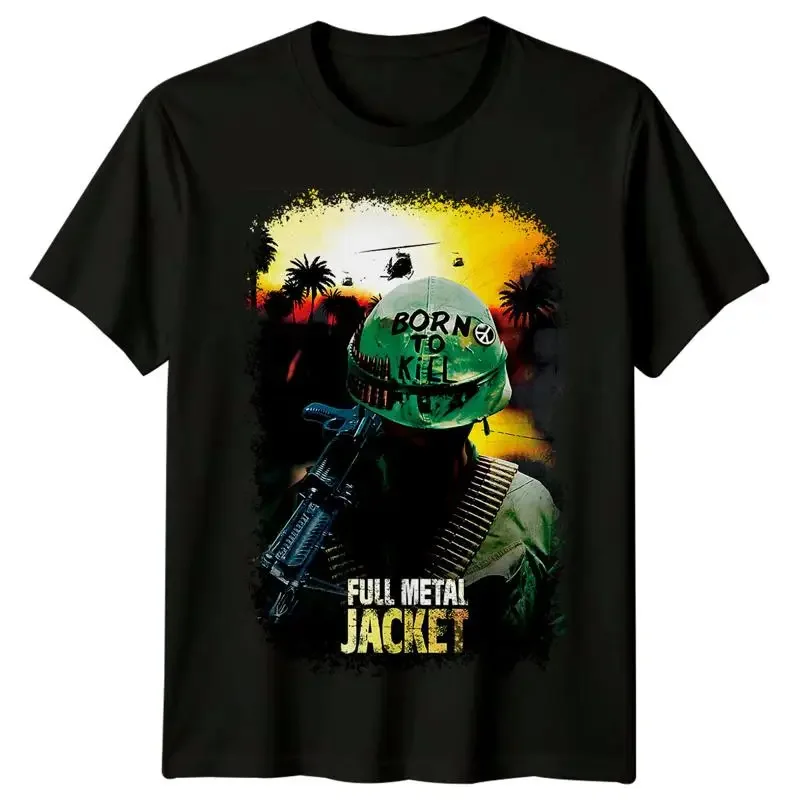 Full Metal Jacket 1988 Movie Poster Inspired T shirt Retro