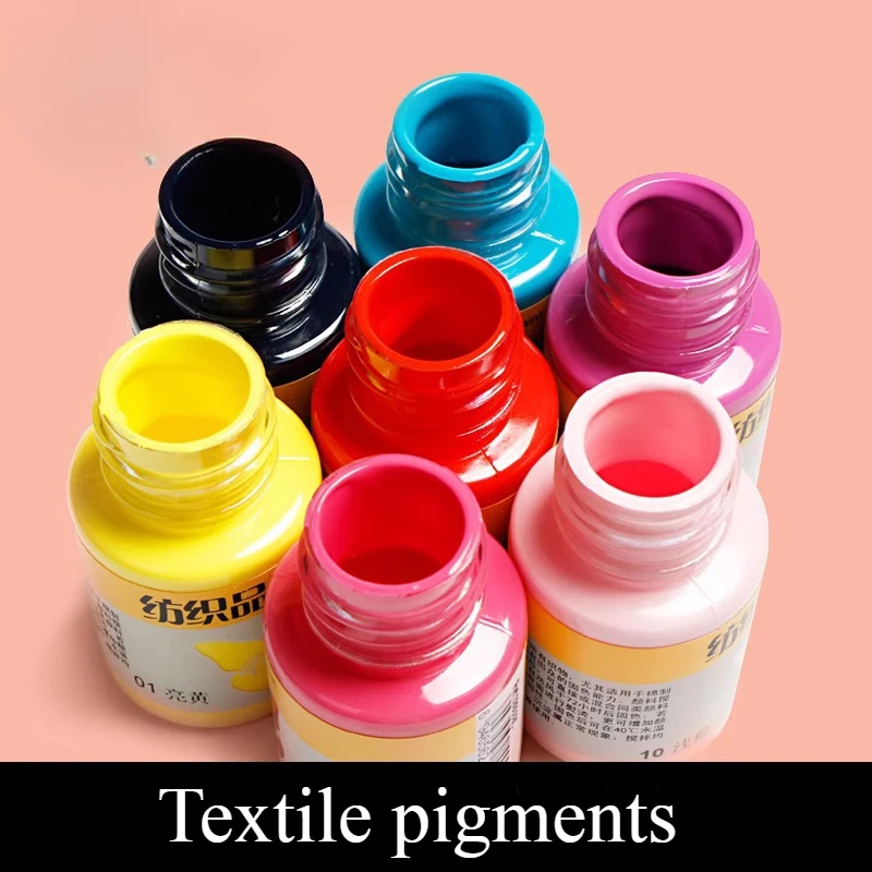29ml Textile Pigment High Quality Waterproof Coating DIY Hand-painted Shoes Backpack Clothes Dye Suitable for Beginners