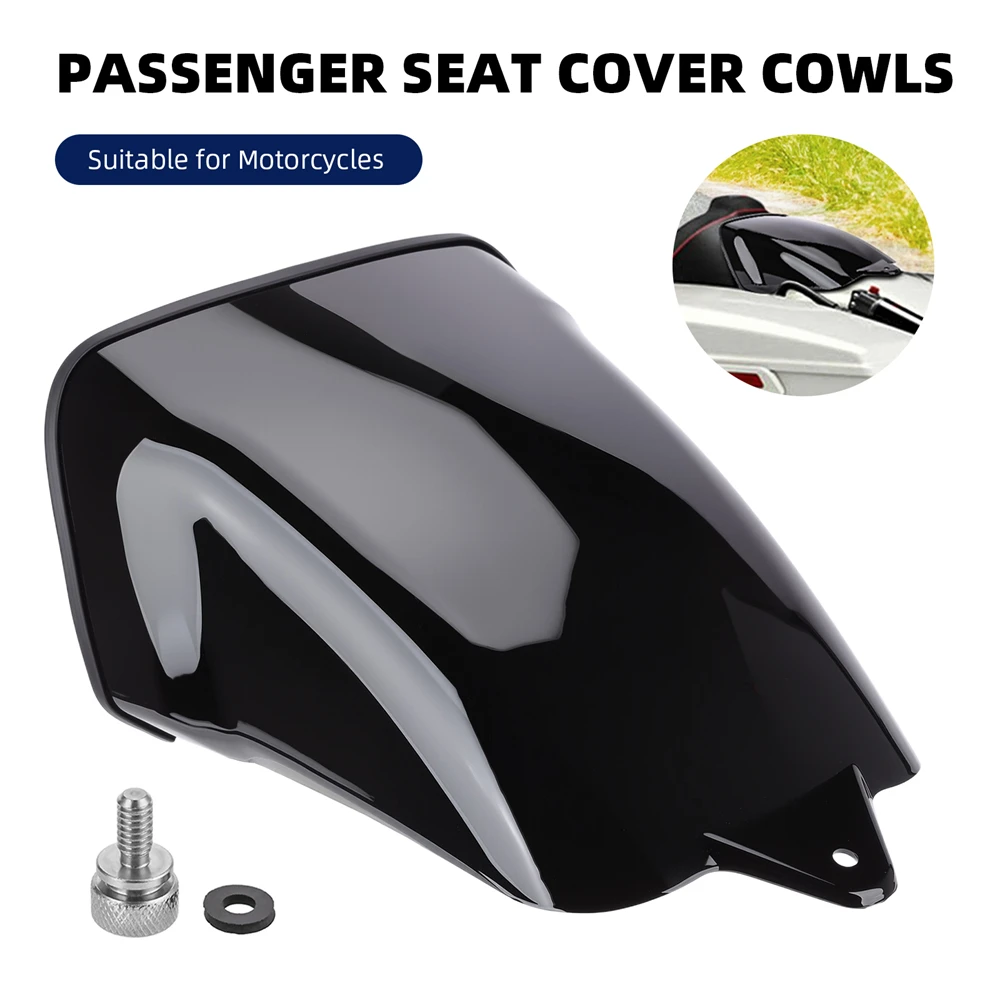 

Motorcycle Rear Passenger Seat Cover Cowls Camel Hump Cover for Harley Touring CVO Road Glide ST FLTRXSTSE 2024