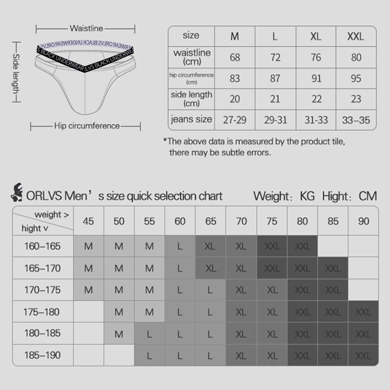 CMENIN 3Pcs Cotton Sexy Men Underwear Thongs V-neck Hanging Bikini Mens Jockstrap Sissy Slips Thongs and G Strings Man Innerwear