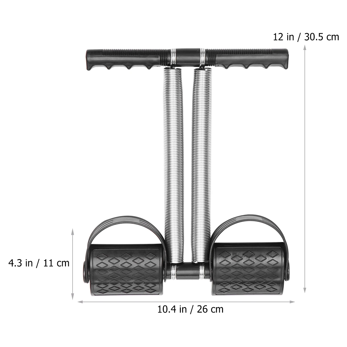 

Pedal Fitness Equipment Premium Material Ergonomic Handles Double Steel Spring Portable Resistance Band Gym Home Outdoor Yoga