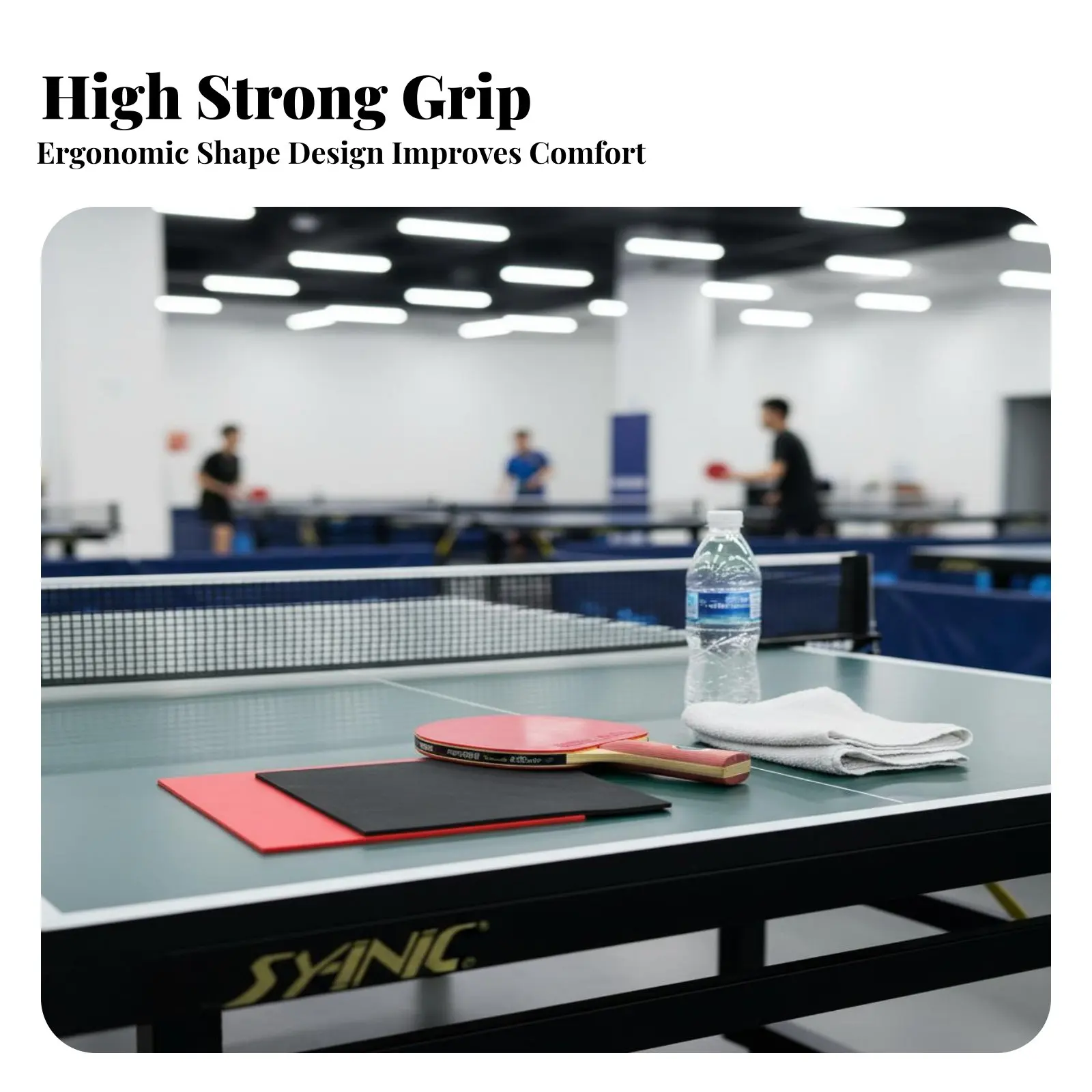 

Table Racket Sport Rubber Sheet High Tackiness Racket Sport Pong Paddle Rubber Racket Sport Accessory Strong Rotation
