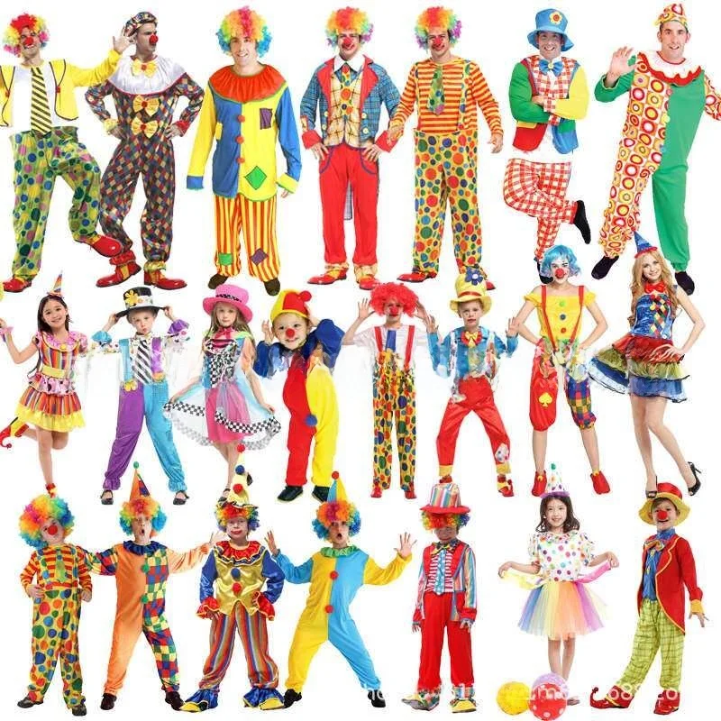 

Halloween Clown Costume Adult Boys And Girls Annual Performance Traditional Chinese Opera Stage Costume Women's Fashion