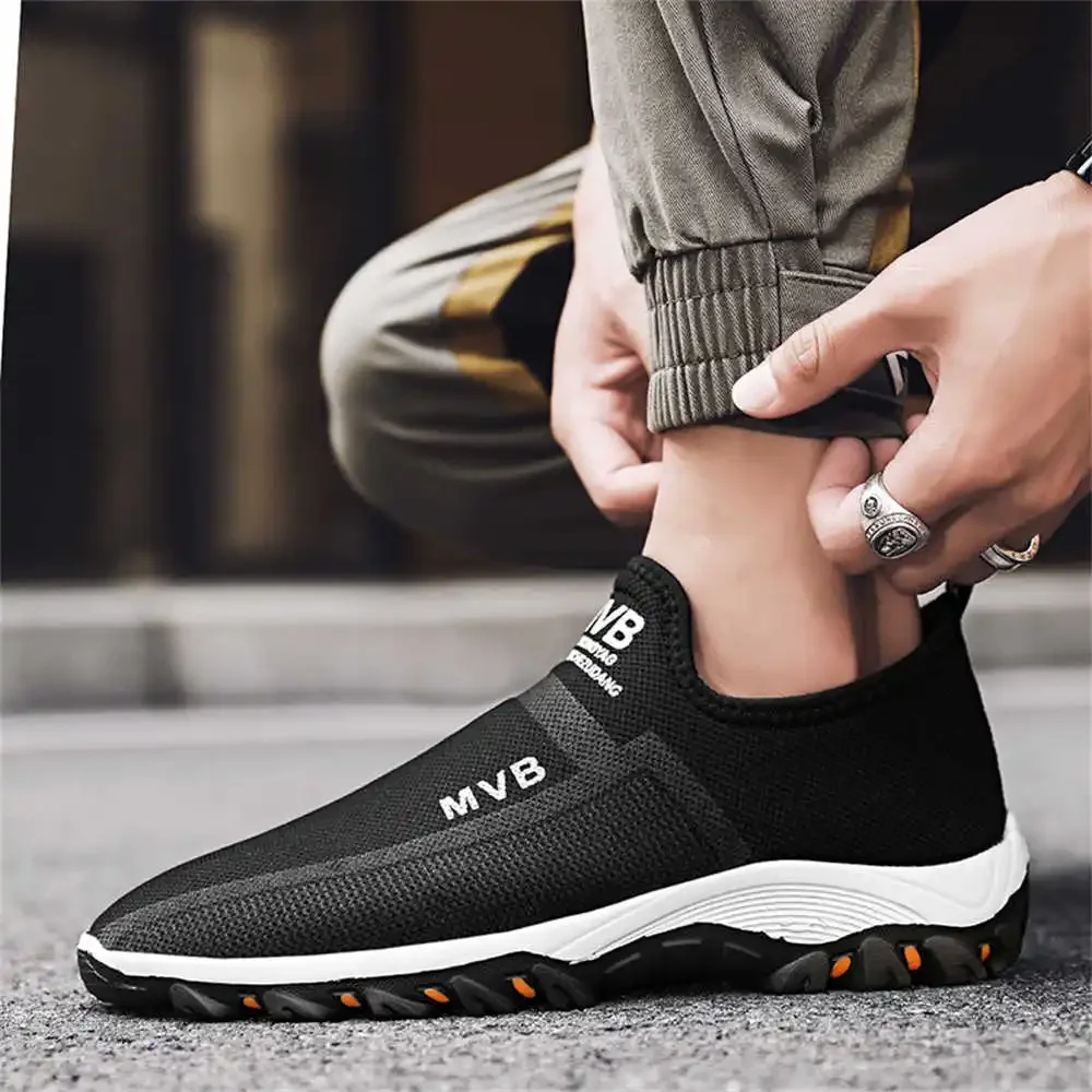 Round Nose Laceless Shoes Men Sneakers White Casual Basketball Men Size 49 Sneakers Sports Topanky Tene Practice Branded