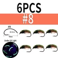 6pcs B size 8