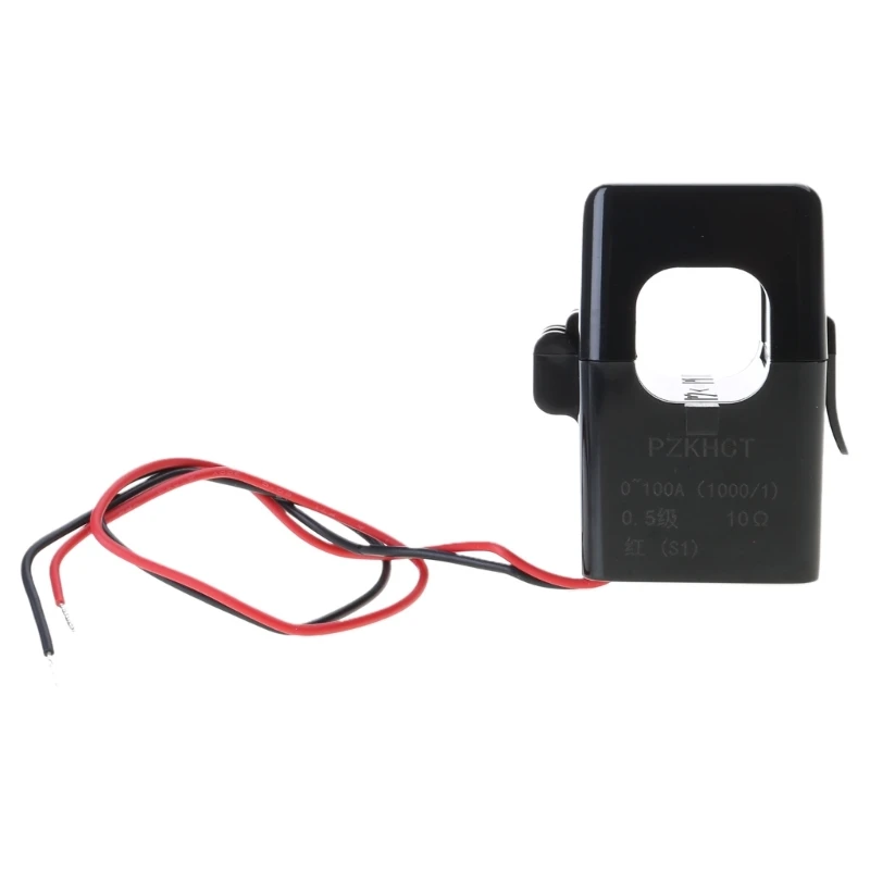 0-100A PZCT-02 Split Coil for 100A Amp Energy Meter Mini Clip-on Measuring Building Electricity Consumption