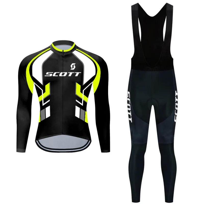 عبر الحدود الحصري الخريف الشتاء سكوت الدراجات جيرسي طويلة الأكمام مريلة مجموعة دراجة هوائية جبلية الطريق الدراجة الأمازون الأكثر مبيعا #3