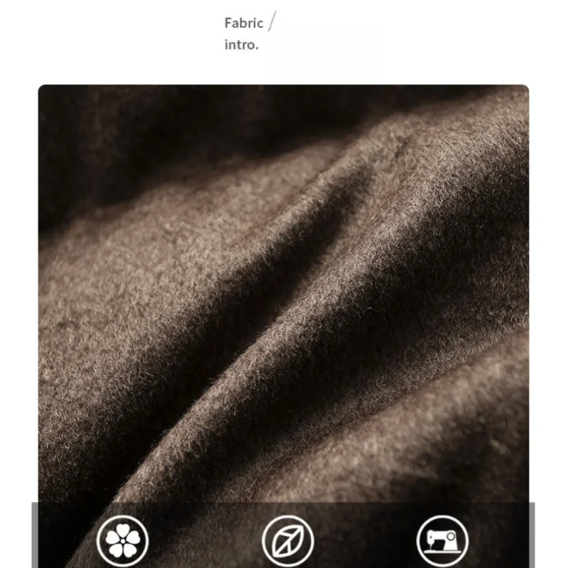 Women's Lyocell Wool Down Jacket, 90% White Goose Down, Stand Collar, Winter Style, Luxury