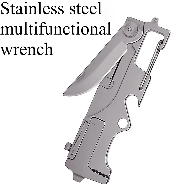 

Titanium Alloy Keychain Knife Mini EDC Folding Knife Outdoor Multi-purpose Tool Portable Unboxing Knife