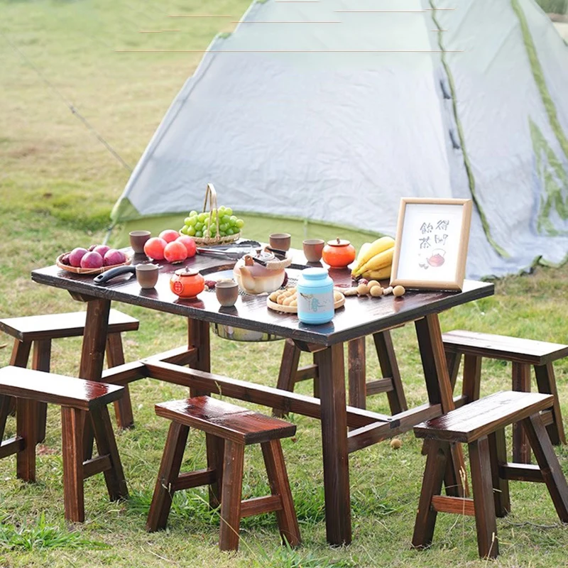 Wood Mobile Garden Furniture Sets Round Restaurant Outdoor Study Modern Garden Furniture Sets Lounge Mesa Commercial Furniture