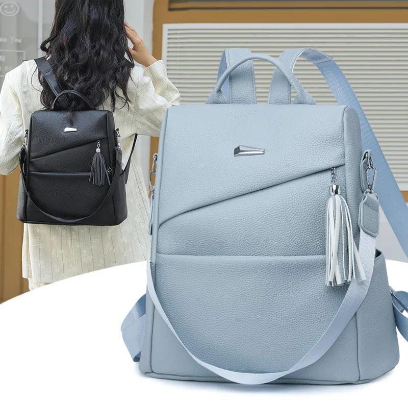 

Oxford backpacks large capacity casual backpacks 2025 ladies commuting color-matching women's bags wholesale