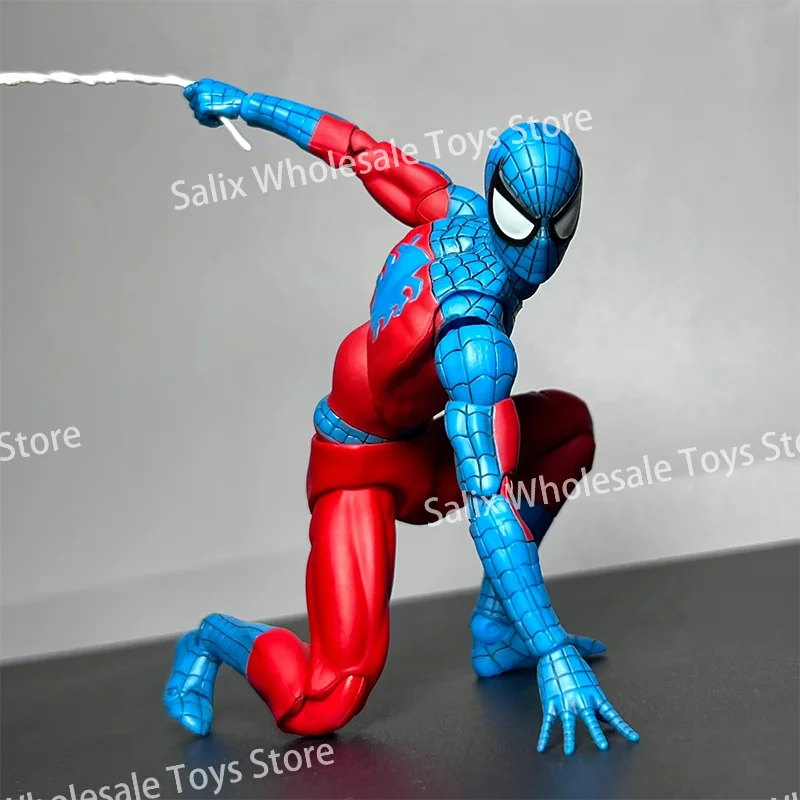 New In Stock Ct Toys Mafex 190 Spiderman Costume Anime Figure Spider-Man Action Figure Figurine For Kids Gifts Toys Customized