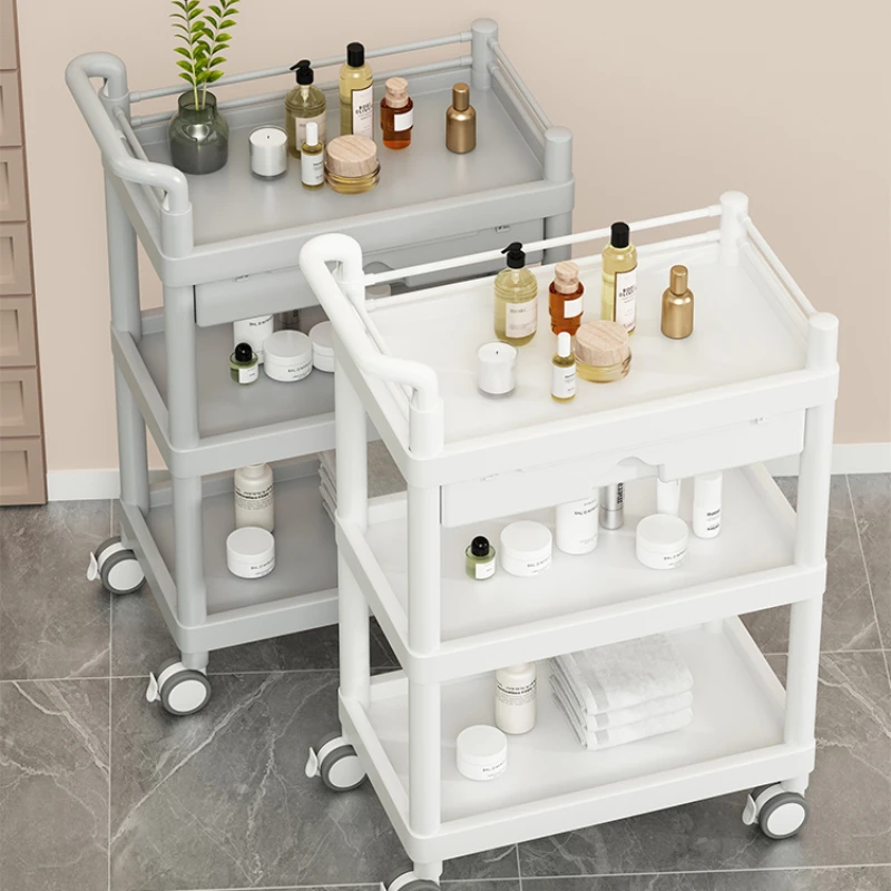 Small trolleys, special equipment shelves for beauty salons, small bubbles, medical treatment carts, and tool carts