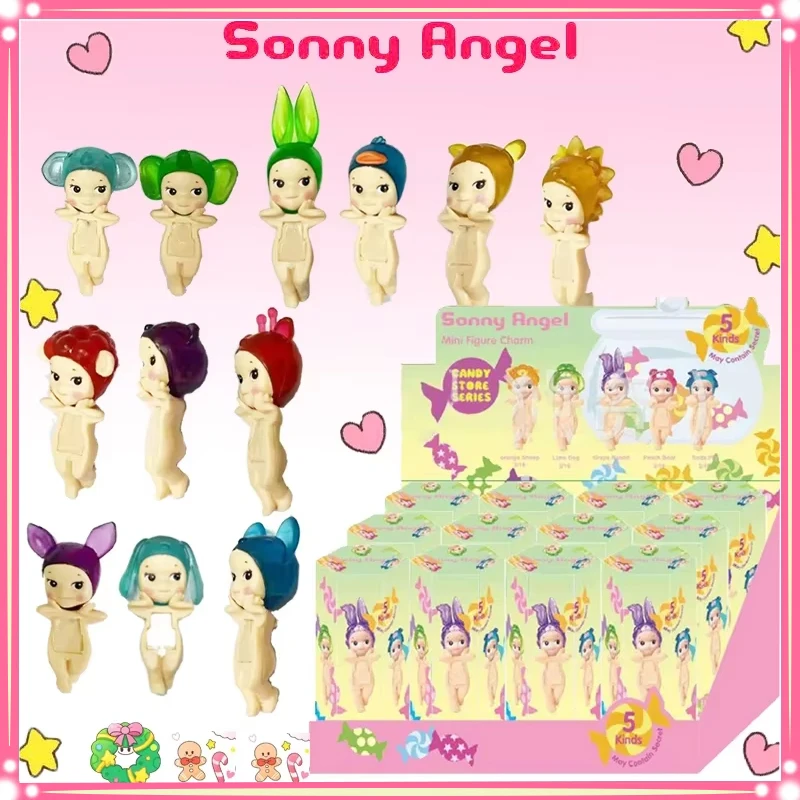 Kawaii Sonny Angel Mini Figure Candy House Series Mobile Phone Straps Cute Doll Trendy Cute Girl Birthday Present Christmas Gift