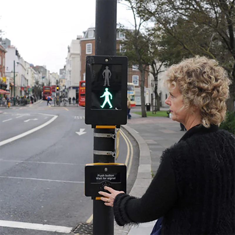 factory price Cross Road  Arrow Guide Traffic Signal Magnetic Switch  Traffic Pedestrian led Light Push Button