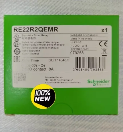 

In stock Original RE22R2QEMR Star-Delta Timing Relay 0.3s-30s 24-240VAC/DC 2C/O