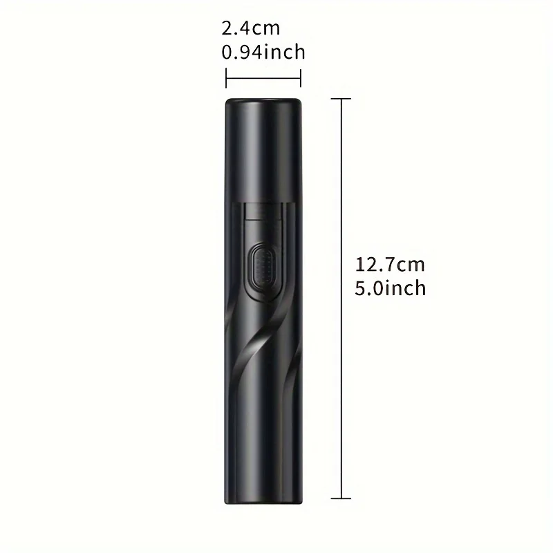 Professional Electric Nose & Ear Hair Trimmer, Battery-Powered Removable Portable Design, Suitable for Men & Women to Trim Nose Hair, Ear Hair, Eyebrow and Facial Hair, Perfect Father’s Day Gift