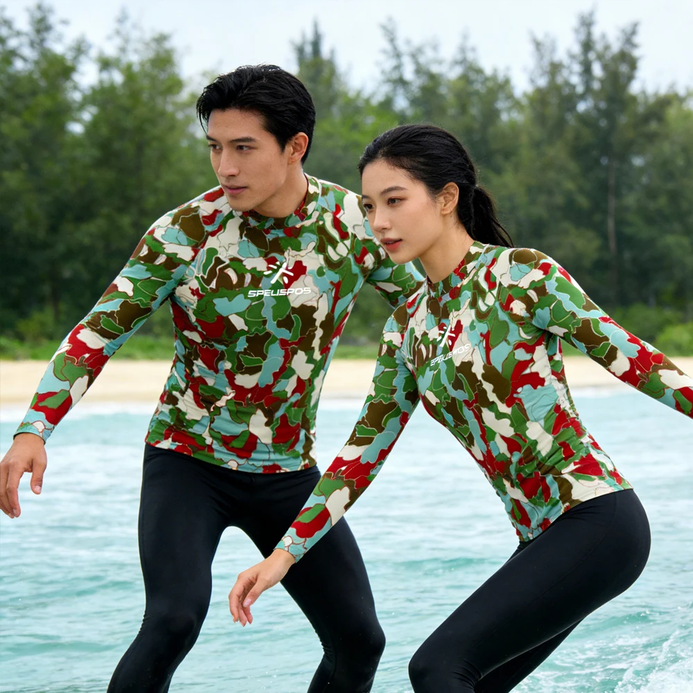 

Long Sleeve Rash Guard Men's and Women's Surfing Clothing Swimwear Beachwear Luxury T-shirt for Water Sport Fishing Touring