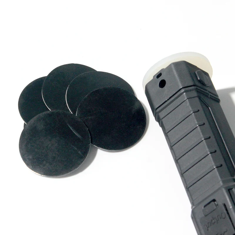 100PCS 20mmx1mm black clear anti slip silicone rubber plastic bumper damper shock absorber 3M self-adhesive silicone feet pads