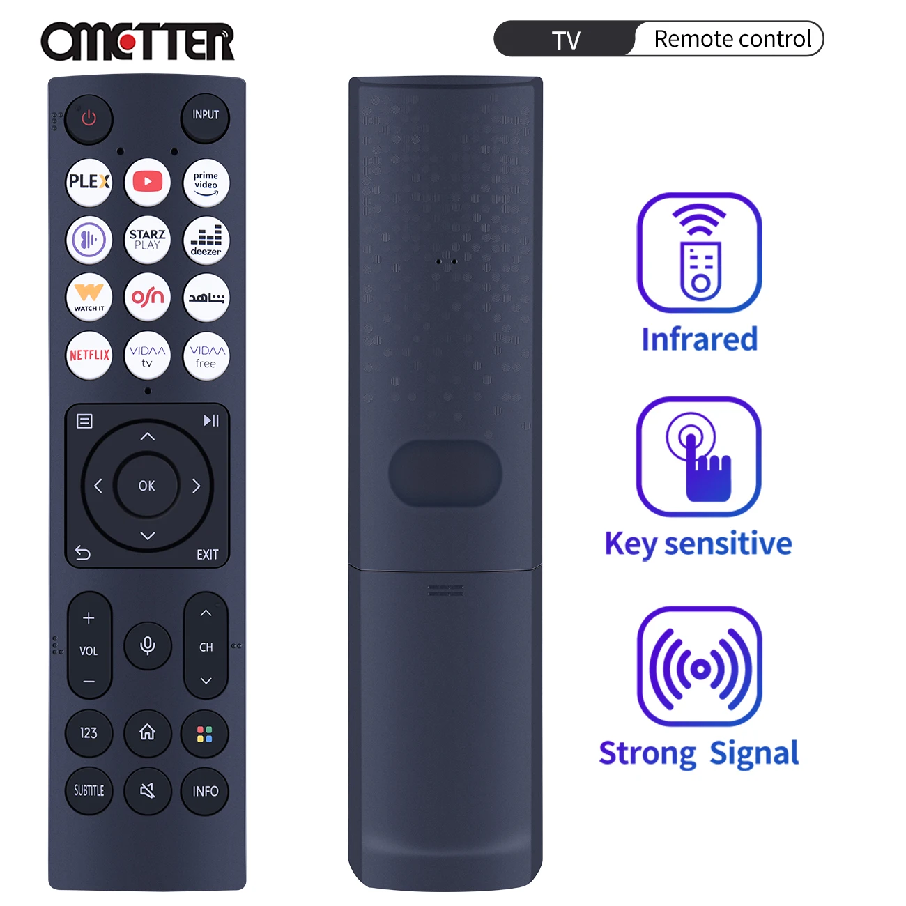 

New ERF3C96H Remote Control for Hisense 90” 4K Laser TV | 90L5HTUKD