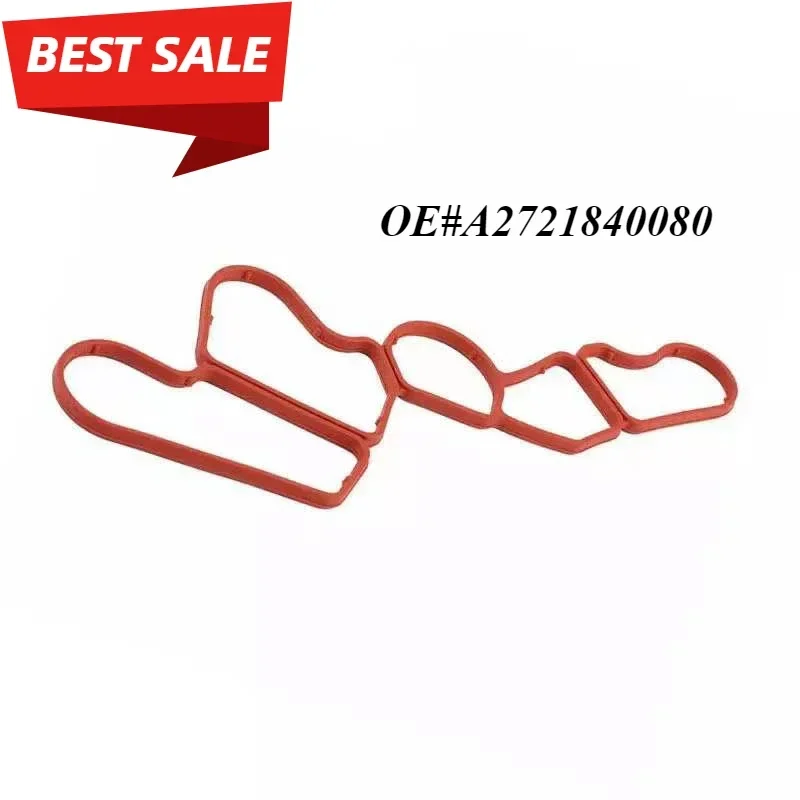 2721840280,2721840080 Oil Filter Housing&Oil Cooler Gasket for Mercedes W203 W204 CL203 W211 X204 W164 W221 S204 C219 R171 C216 - Image 2