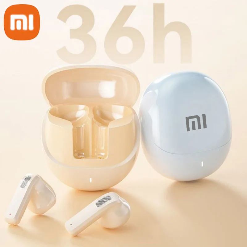 Xiaomi หูฟัง J06 TWS Hifi ของแท้, หูฟังบลูทูธเพลงลดเสียงรบกวนสำหรับ iPhone แอนดรอยด์หูฟังพ็อดไร้สาย