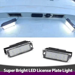 2Pcs LED Number License Plate Light 12V SMD Number Lamp For Renault Megane 3 Clio Laguna 2 Megane 3 Twingo Master Vel Satis