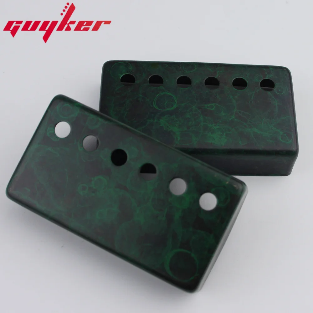 1 Set Humbucker Guitar Pickup Covers Cupronickel Material Blackish Green for LP Guitar Parts 50 52MM