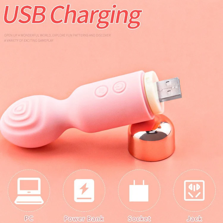 Zauberstab-Vibrator für Frauen, 10-Gang, leistungsstarker G-Punkt-Klitoris-Nippelstimulator, weibliche Masturbation, Dildo, erwachsenes weibliches Sexspielzeug