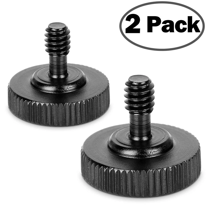 Thumb Screw Camera Quick Release 1/4 inch Thumbscrew L Bracket Screw Mount Adapter Bottom 1/4 inch-20 Female Thread