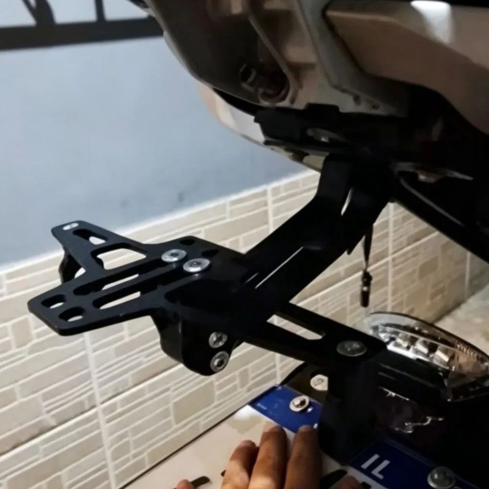 

For Yamaha Tmax 530/500/560 Tmax530 Sx Dx Tech Max T-max 560 500 Motorcycle License Plate Bracket Holder Motorcycle Accessorie