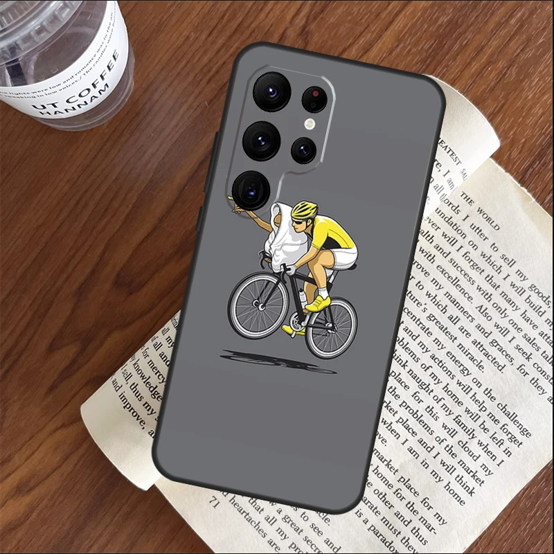 Cycling Bike Case For Samsung Galaxy S23 Ultra S20 FE S21 FE S22 Plus S8 S9 S10 Note 10 20 Ultra Cover