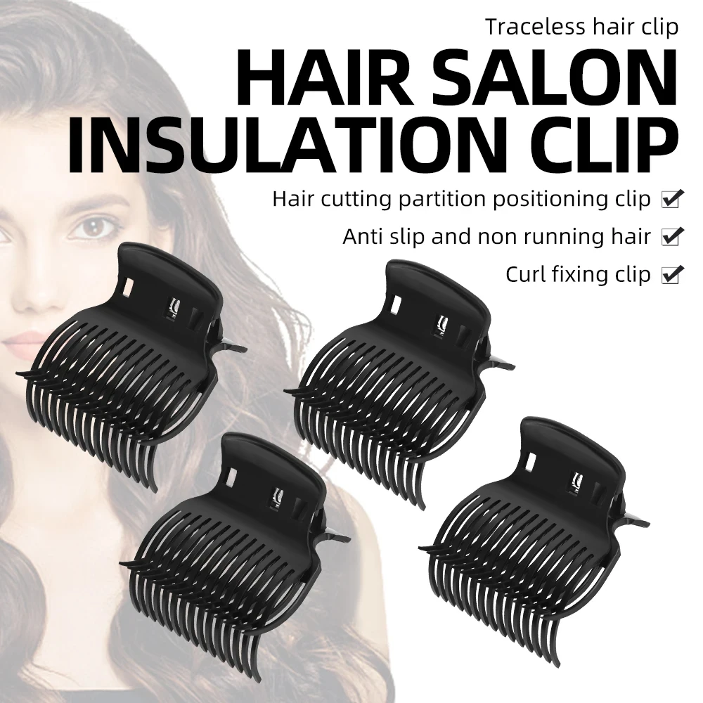 

12pcs Salon Insulation Heatless Clips Hair Evenly Curled Hot Roller Barrette Curly Hold Hair Clips Accessories DIY Styling Tools