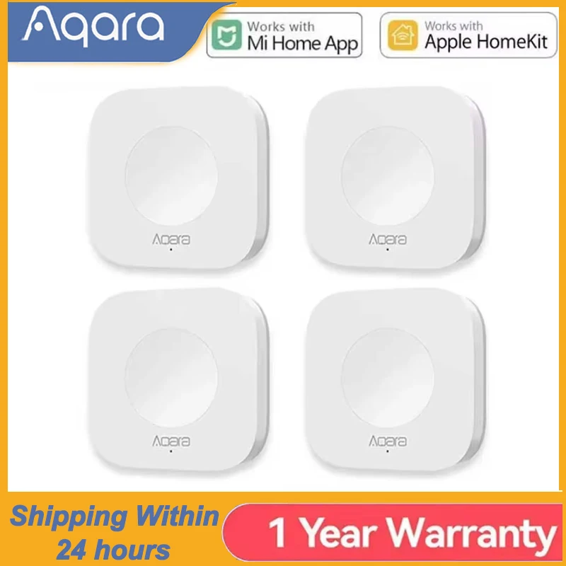 Aqara Smart Wireless Switch Button Zigbee Connection Remote Smart Control Home Devices Compatible For Xiaomi Apple Homekit APP