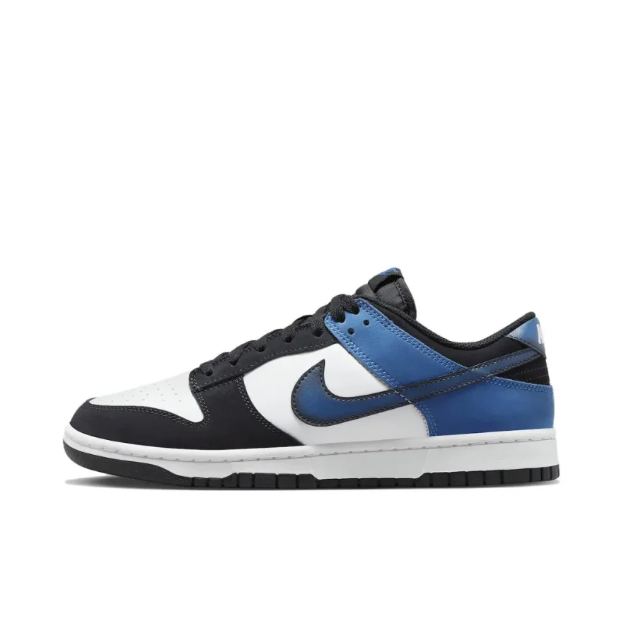 Nike casual low-top board shoes Dunk SB black and white blue Comfortable wear-resistant non-slip versatile