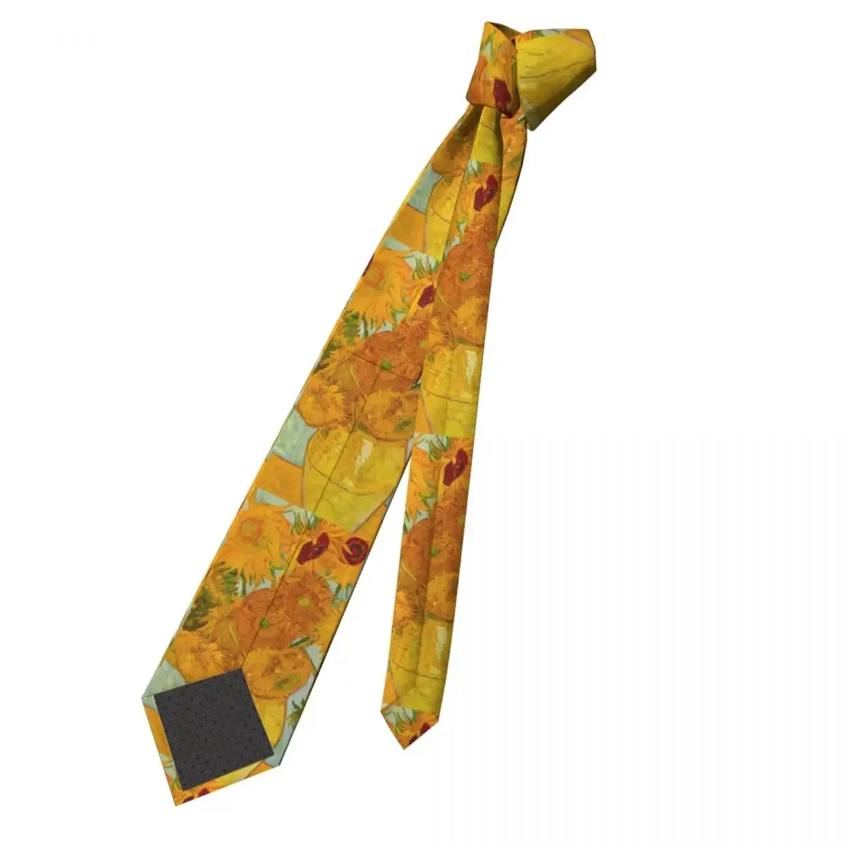 Corbata de pintura al óleo de girasoles para hombres y mujeres, corbatas de cuello elegantes de Vincent Van Gogh, corbata de cuello de calidad, accesorios de uso diario