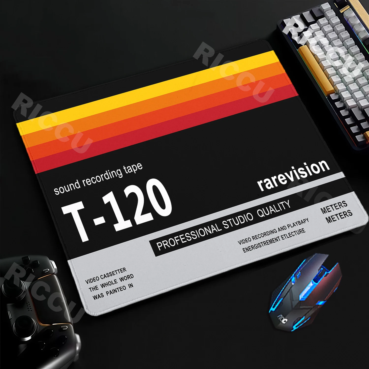 Mouse Pad VHS VHS Small Desk Mat PC Gamer Mats Retro Style Protector Mousepad Office Laptop Decort Pads Gaming Keyboard Mausepad