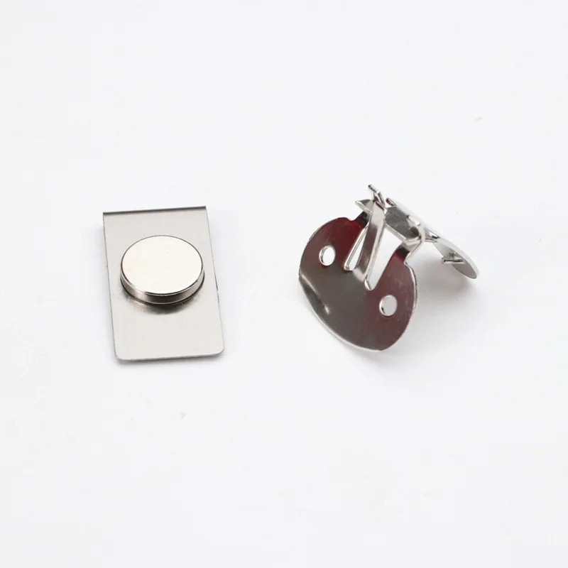 Ensemble de pinces à cravate et boutons de manchette magnétiques invisibles à fixation automatique en acier inoxydable |   Accessoires élégants pour hommes |   Cadeau créatif pour les affaires
