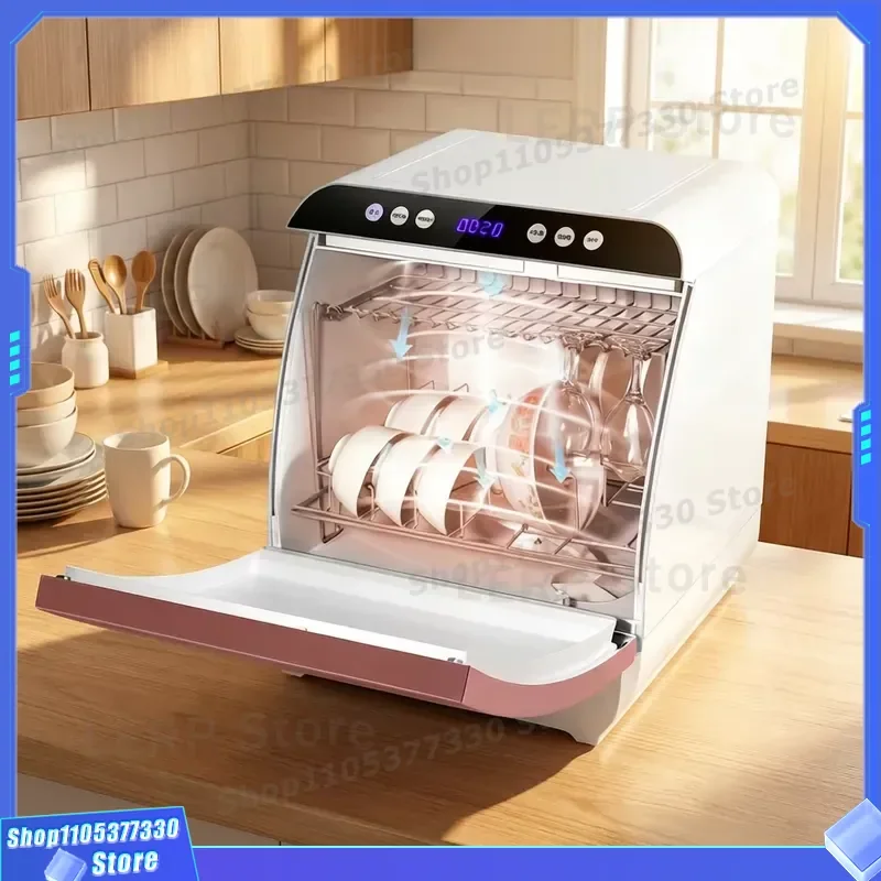 12 Set Built-in Dishwashers Large Capacity Plastic Intelligent Automatic Disinfection Drying Drawer Dish Washer NHD01003