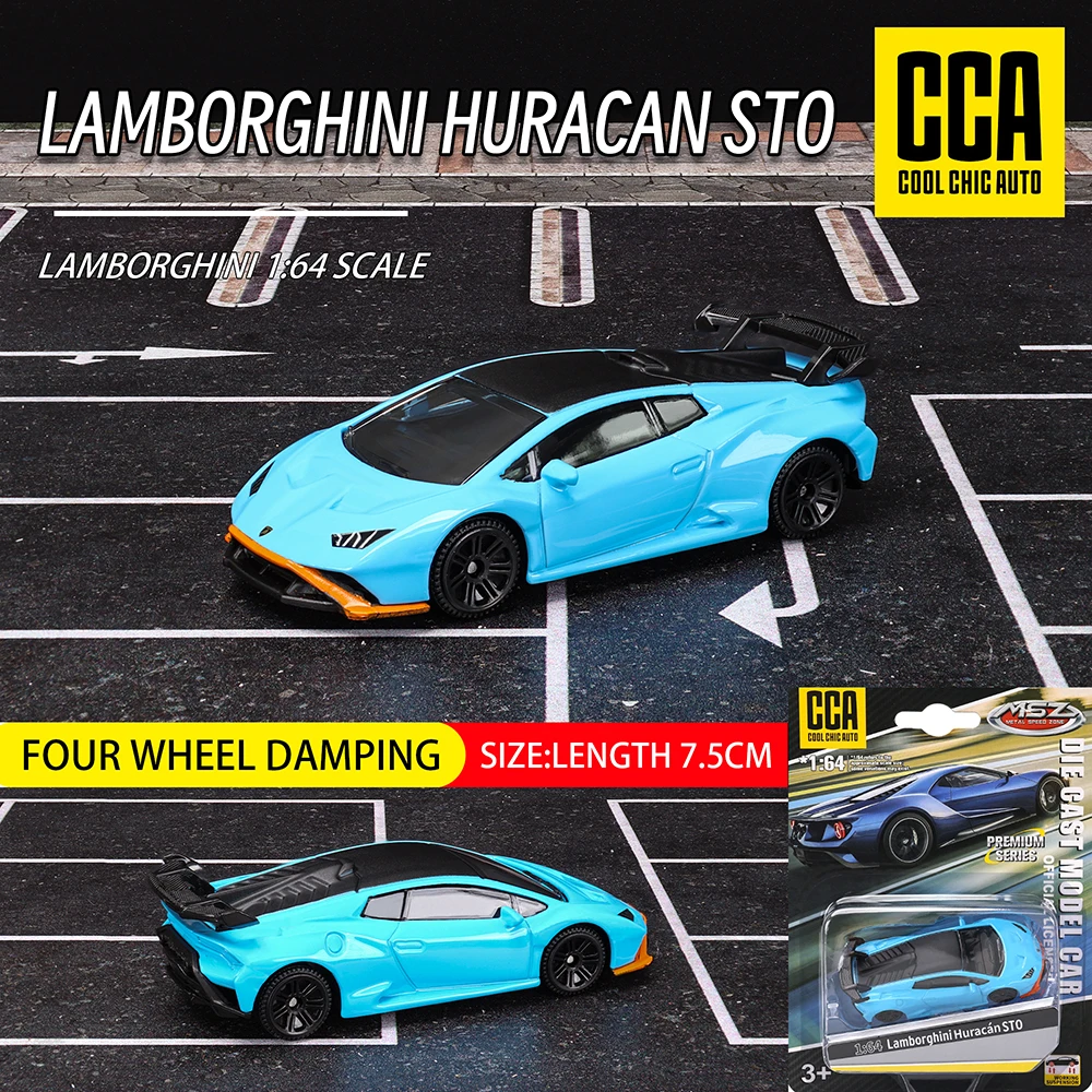 CCA msz 1:64 models of Lamborghini Exquisite hanging classic static car model alloy die-casting car model collection gift toy