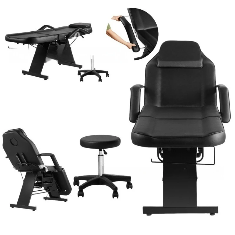 Beauty Bed Massage Chair Professional Salon Eyebrow Lash Bed Adjustable Electric Massage Table Portable Table De Massage