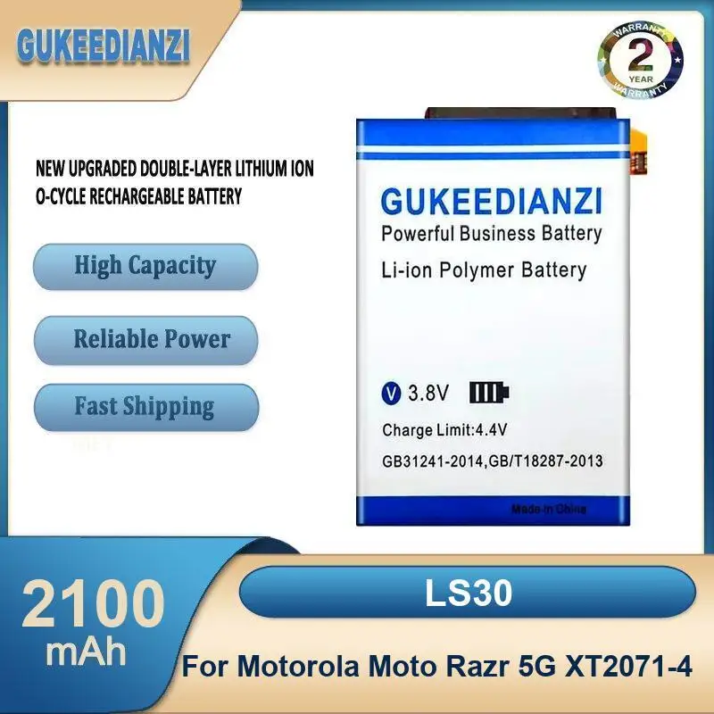 

LS30 2100mAh High Capacity Mobile Phone Battery For Motorola Moto Razr 5G XT2071-4