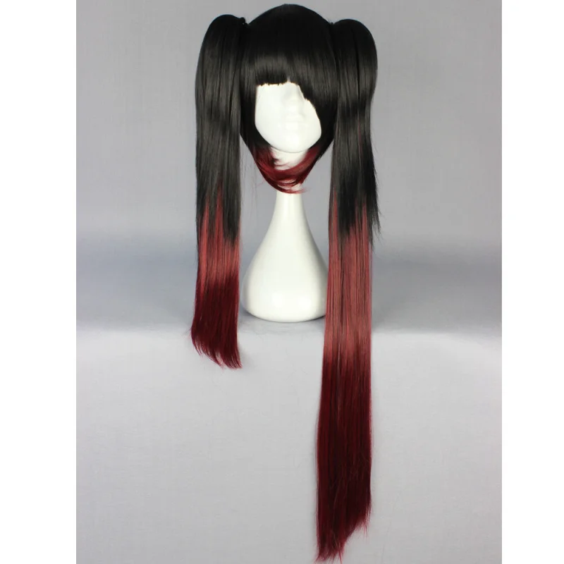 Long Cosplay Wig Party Wigs Full Synthetic Hair 80cm/31.5 Resistant Black