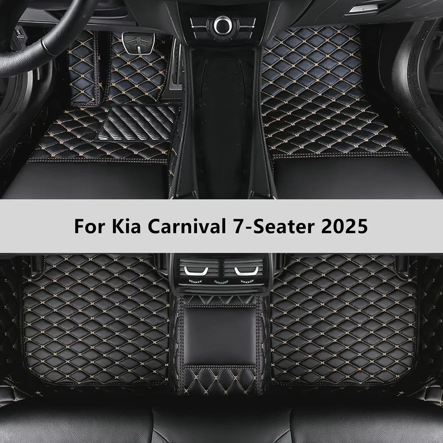 Custom Car Floor Mats For Kia Carnival 7-Seater 2025 Floor Mat Car Mat Accessories Men Women Interior Accessories