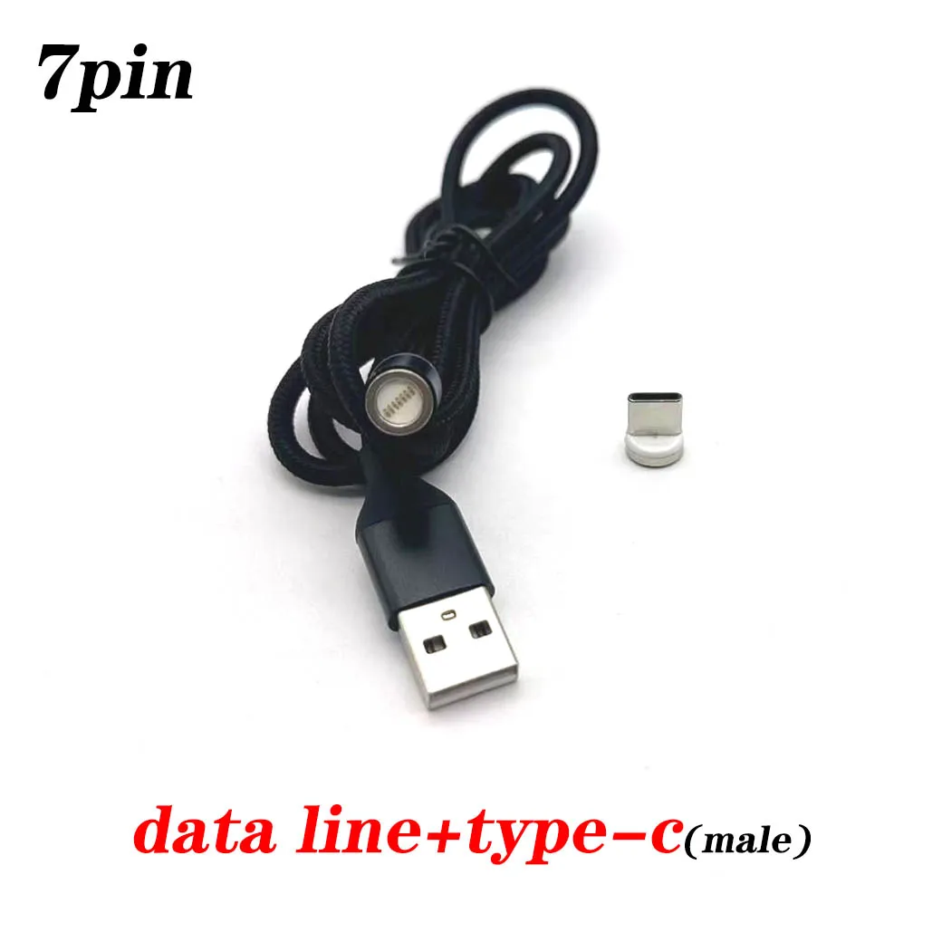10 قطعة Type-C USB مايكرو 3A/5A شحن سريع المكونات المغناطيسية ل iPhone13 12 ماكس Xiaomi Redmi ملاحظة 11 10 9 8 7 6 5Pro كابل مغناطيسي