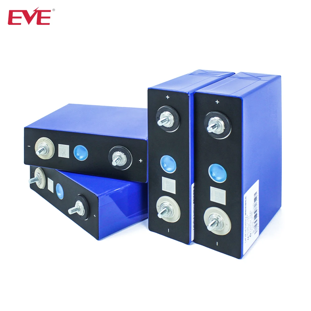 EVE 3.2V 100Ah Lifepo4 Rechargeable Prismatic Batteries 4-16PCS A Grade Original Cell For DIY 12V 24V 48V Energy Storage Battery